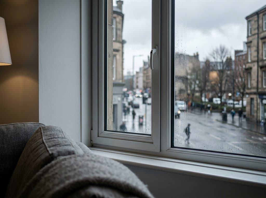 Ventana con doble acristalamiento instalada en una vivienda de A Coruña